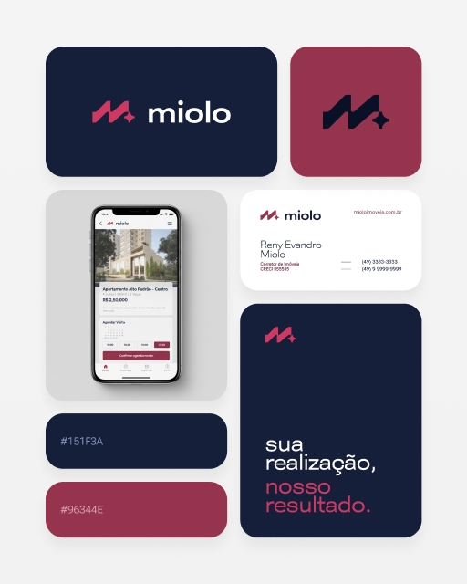 Miolo Imóveis - Branding